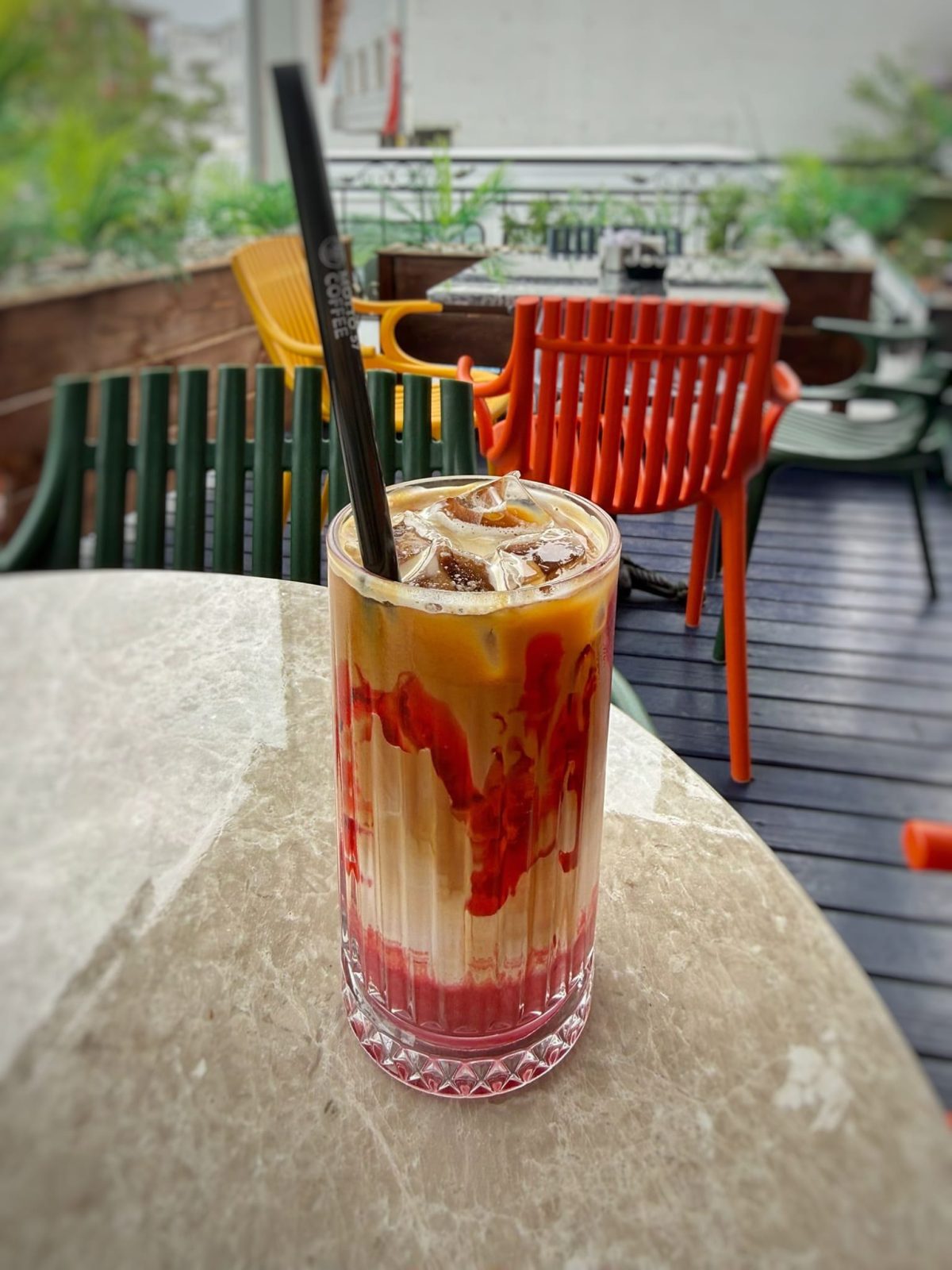 İce Strawberry Latte